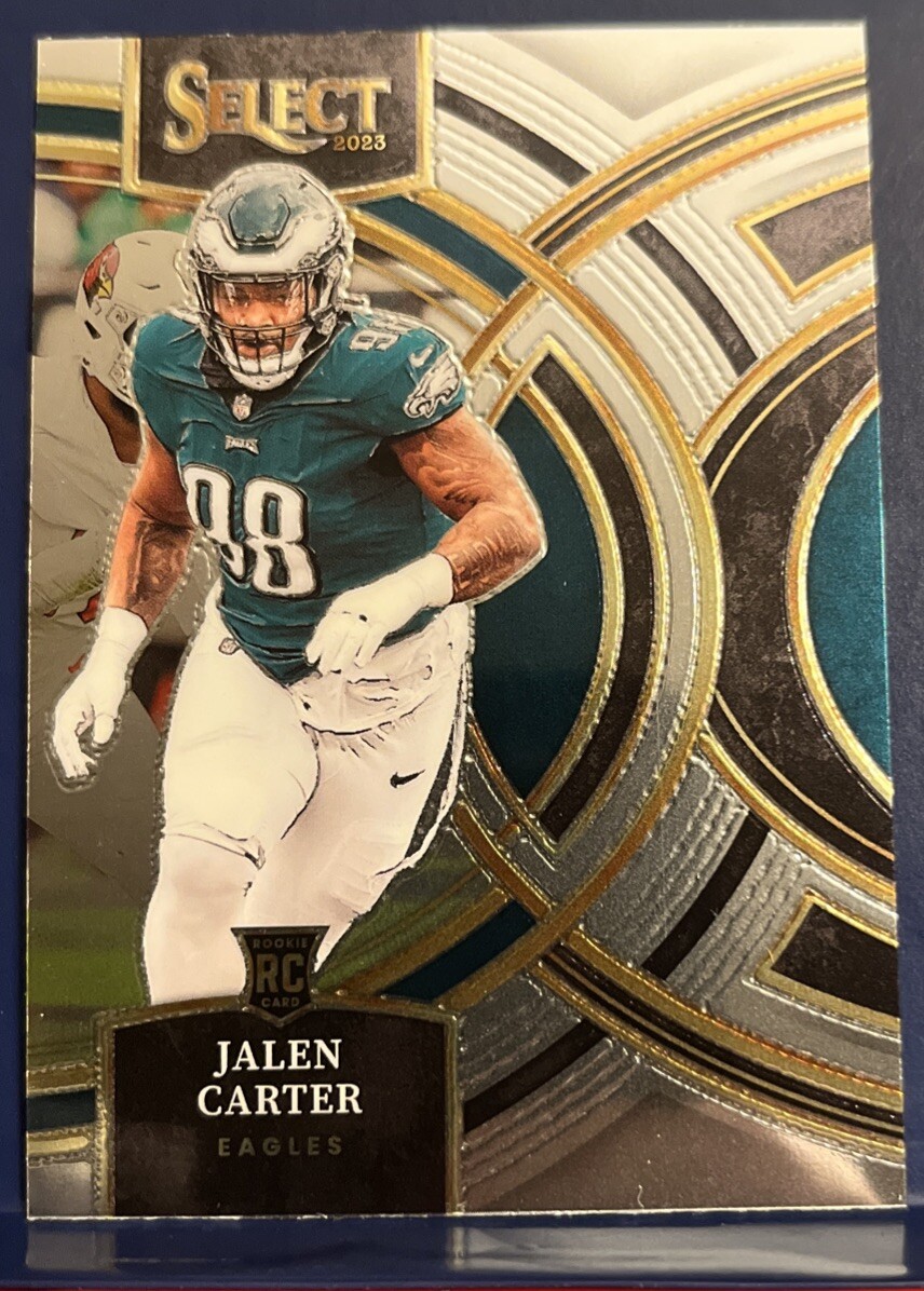 Jalen Carter 2023 Panini Select Premier Level RC #171 Philadelphia Eagles