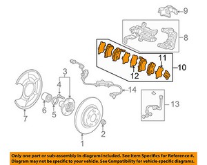 HONDA OEM 00-09 S2000 Brake-Rear Pads 43022S2A010 | eBay