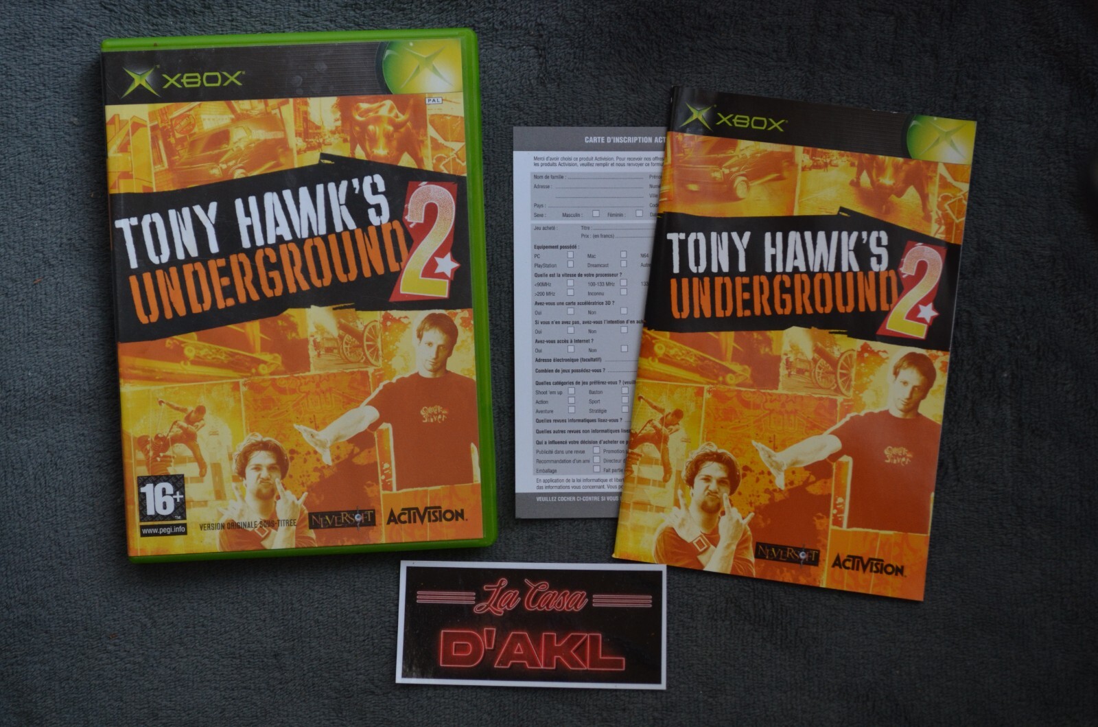 Tony Hawk's Underground 2 complet sur Xbox Classic 1st gen - FR TBE