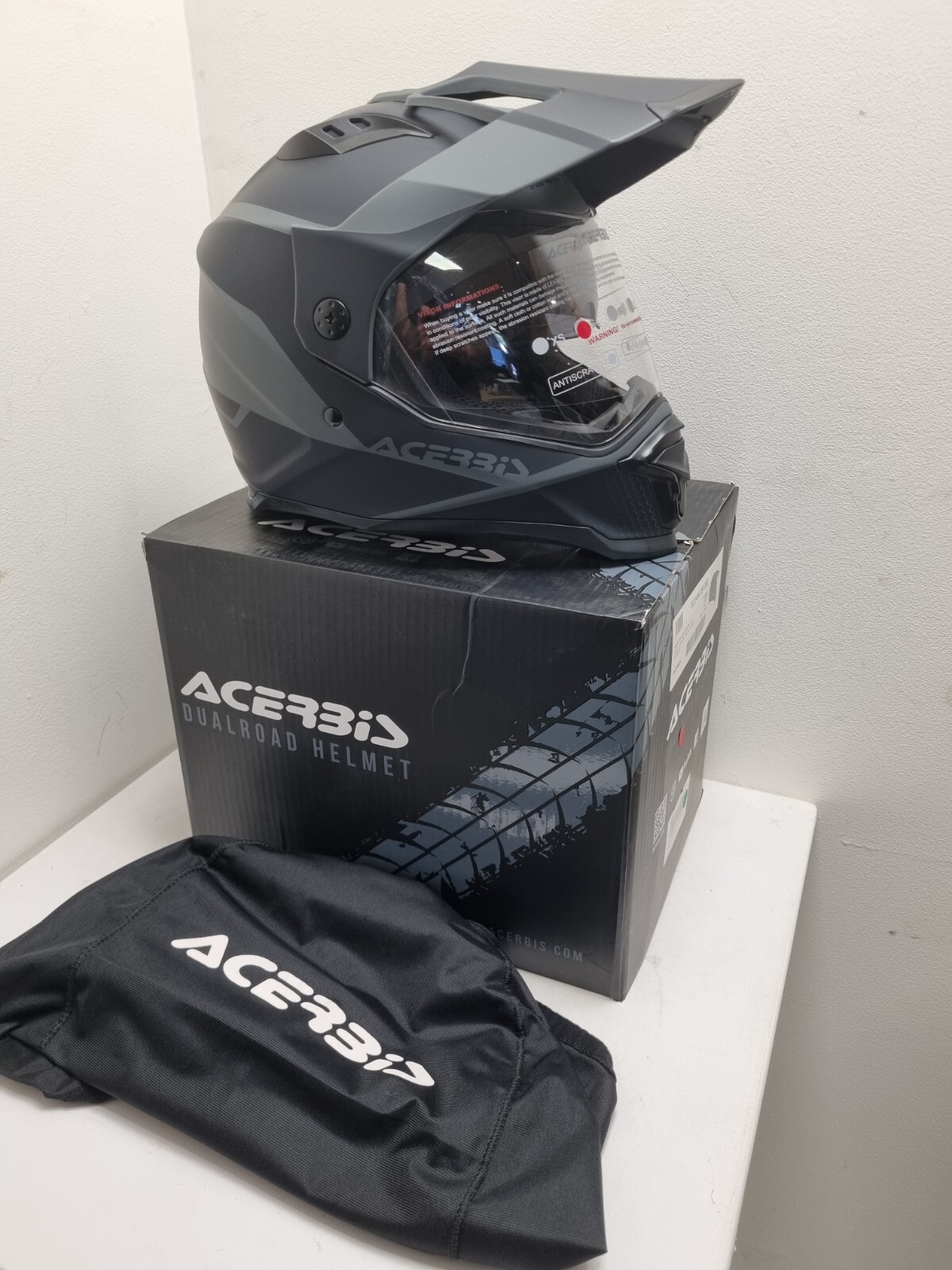 Casque enduro Acerbis Reactive Graffix pour rouler sur route et chemins S