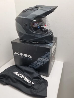 ACERBIS REACTIVE GRAFFIX Casque moto enduro cross noir/gris taille S (55-56cm) - Photo 1/4