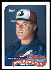 1989 Topps Baseball #474 Bob Rodgers