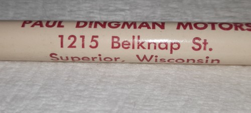 "DE SOTO for 1953" "FIREDOME 160 hp V8*AD-TIP"P. Dingman Motors*Superior" Pencil - Picture 10 of 24