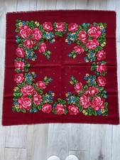 Traditional Ukrainian wool shawl. New without tags.