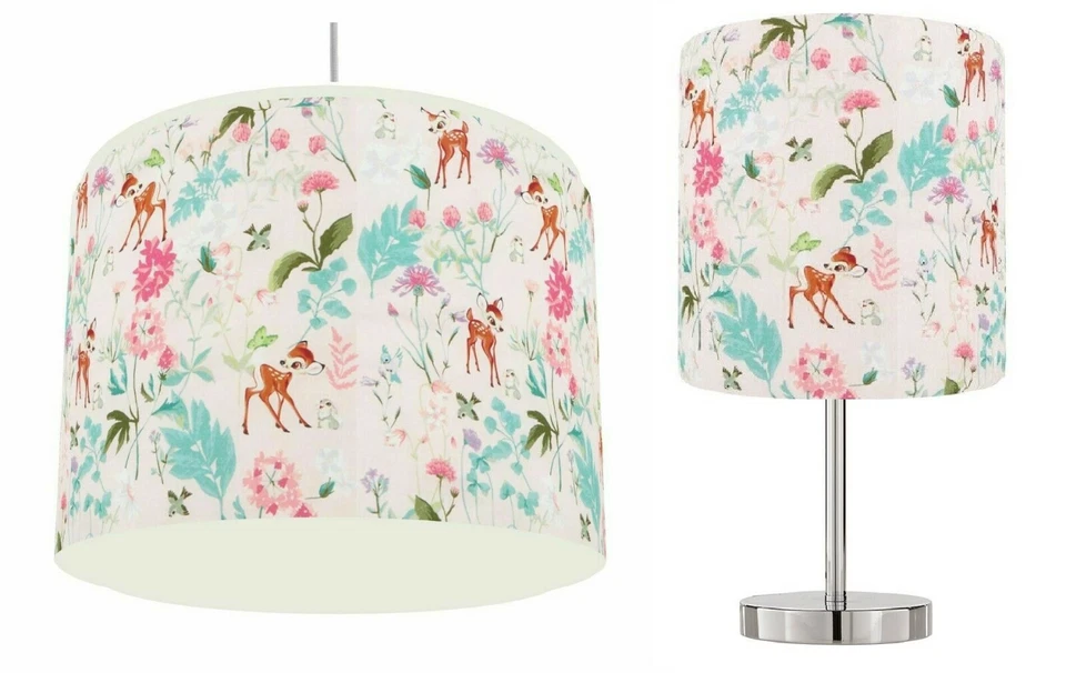 TRENDS DECOR BAMBI FLORAL PINK choose from Lamp Shade , Stick Lamp or Bundle Reusable