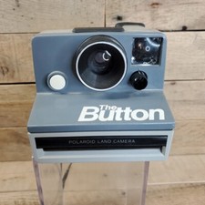 Vintage 80s Polaroid The Button Instant Land Camera