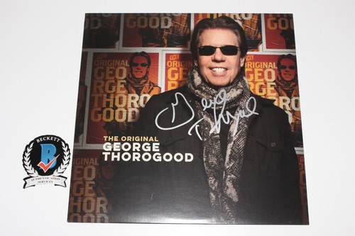 GEORGE THOROGOOD SIGNED THE ORIGINAL ALBUM VINYL RECORD LP BECKETT COA GUITAR - Picture 2 of 3
