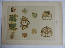 Edme COUTY Art Nouveau Screen Print (33960)