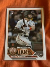 1024-6 2023 Topps Update RC Brett Wisely San Francisco Giants