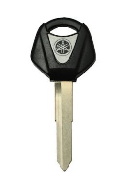 Yamaha Schlüsselrohling mit CHIP R1 R6 FZ6 FZ1 FZ8 FJR1300 XJ6 MT10 Silber Klinge