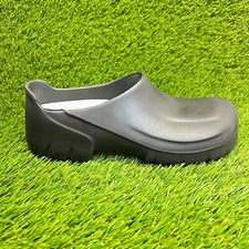 Birkenstock A630 Polyurethane Womens Size 8 Black Walking Slip On Clog Shoes