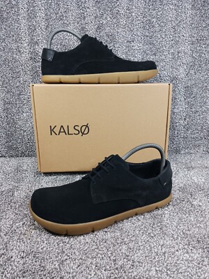   New w/ Box Kalso Earth ''Dawson'' Mens US 12 / EU 45 Black Suede Leather Shoes 