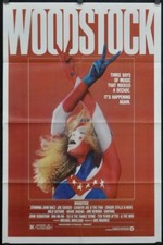 Woodstock R1979 ORIGINAL 27X41 MOVIE POSTER JOAN BAEZ JIMI HENDRIX SANTANA
