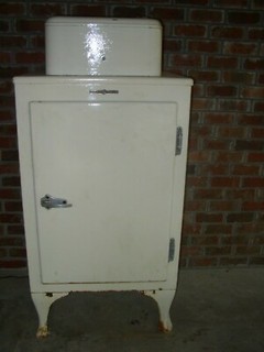 GE antique refrigerator