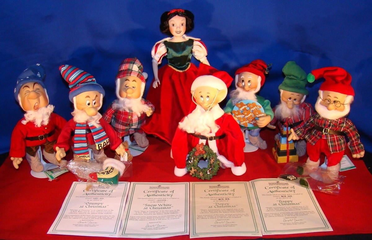 WALT DISNEY SNOW WHITE & THE SEVEN DWARFS ASHTON-DRAKE CHRISTMAS