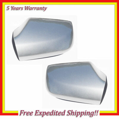 Left + Right Set Mirror Cap / Cover For 07-12 Nissan Altima 2.5L K12 Silver PM26
