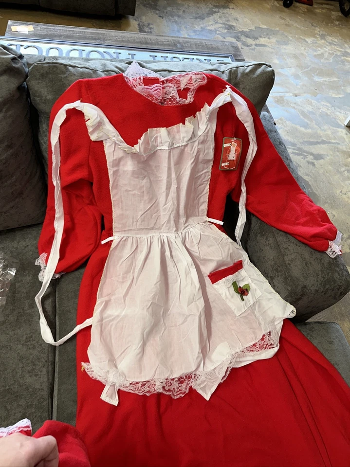 Fantasia de Natal adulto Mrs Claus serve para 16-24W - Imagem 4 de 4