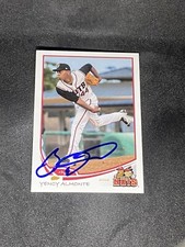 Yency Almonte 2016 Grandstand Modesto Nuts Rockies Auto Autographed Signed Card