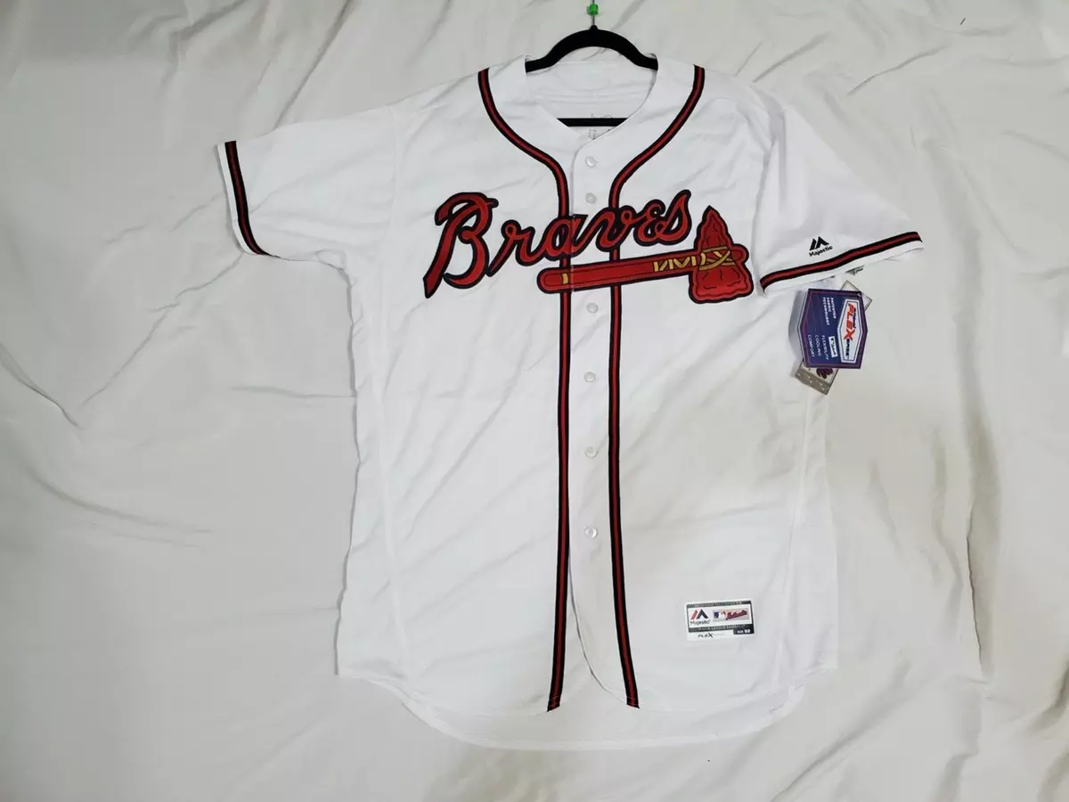 AUTHENTIC MAJESTIC RONALD ACUNA 40 MEDIUM ATLANTA BRAVES FLEX BASE Jersey