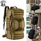 60L Outdoor Tactical Military Backpack Rucksack Hiking Camping Bag MOLLE Luggage