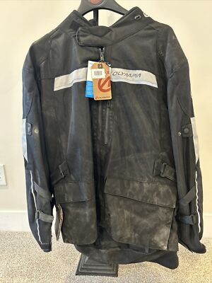 Olympia Dakar 3 Jacket Black/Silver 3XL