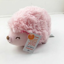pink hedgehog stuffed animal