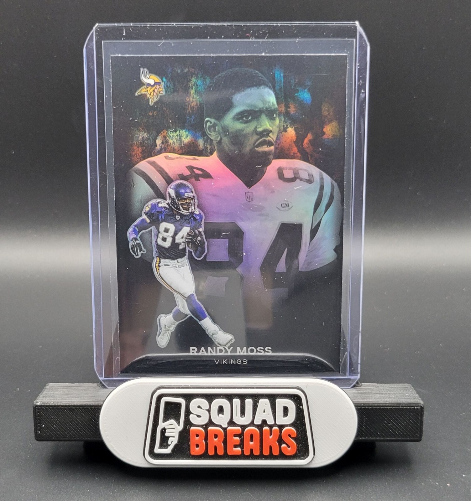 2022 Prizm Football RANDY MOSS Profiles Vikings P-17 SSP Insert Case Hit