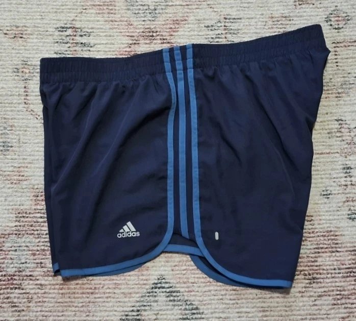 adidas Marathon 20 Womens Running Shorts Sze Large Grey Excellent Condition - image 2 of 4