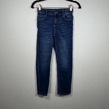 The Children s Place Boys 8 Dark Wash Straight Fit Stretch Denim School EUC