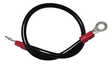 8 AWG 15" Battery Cable Wire Auto-Marine-Inverter-RV-Solar, Tin Lug