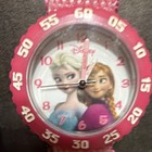Disney Frozen Elsa & Anna Kids Analog Time Teacher Watch Pink Strap — photo 3