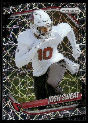 2025 Panini Prizm Prizms Lazer #4 Josh Sweat - FB