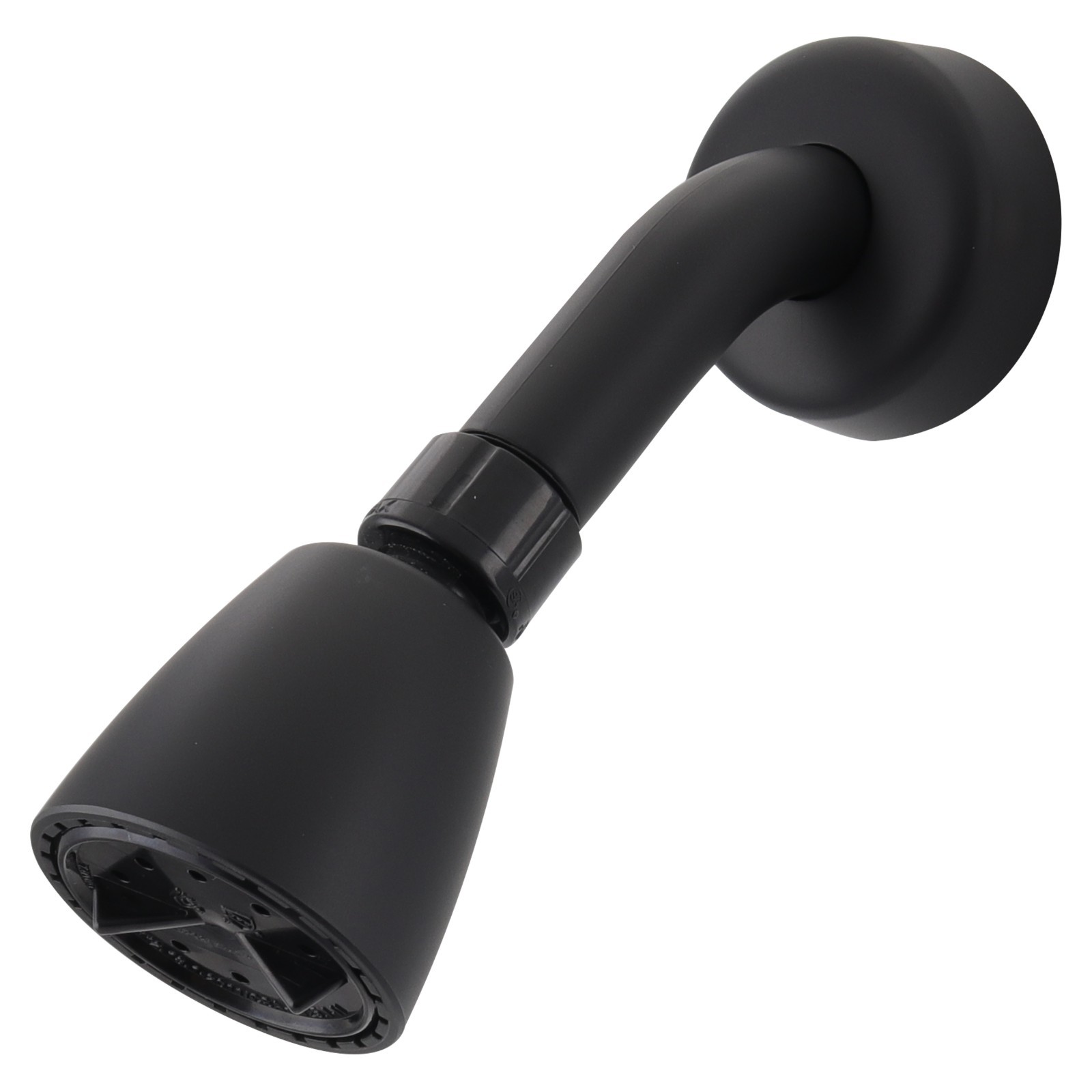 Mobile Home Two Handle 8" Tub Shower Faucet Diverter with Shower Head Black