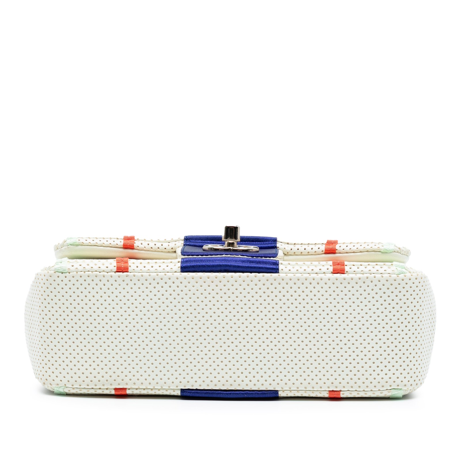 Authenticated Chanel New Mini Pleated Perforated … - image 3