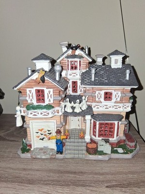 Vintage Lemax Spooky Town Franklin Residence Missing box, cord, 1 piece