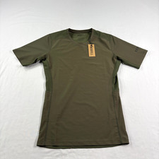 Nobull Shirt Mens Large Green Compression Athletic Running Gym Performance NEW