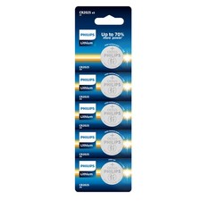 5 PCS Philips Lithium Battery 3V CR2025 CR 2025 BR2025 DL2025 Remote Button Cell