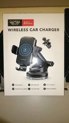 Chgeek CB3005 Wireless Car Charger with Phone Holder Mount 15W Fast Charging