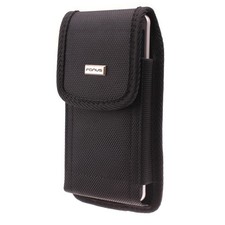 Case Belt Clip Rugged Holster Canvas Cover Pouch Carry for Smart Phones