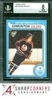 1979 TOPPS #18 WAYNE GRETZKY RC OILERS HOF BGS 8
