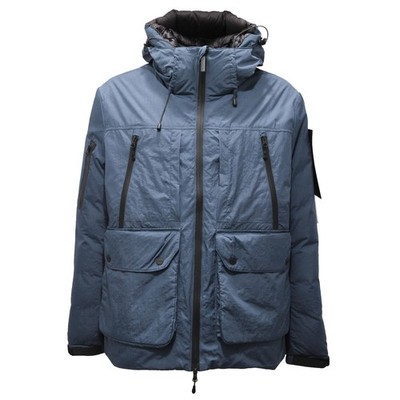 8279AE giubbotto uomo OUTHERE WAVE DYE light blue down padded jacket man