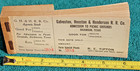 Galveston Houston & Henderson Railroad Dickinson Texas Railway Agent Ticket Stub — photo 2