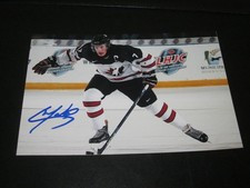 CALE MAKAR SIGNED AUTO TEAM CANADA 4X6 PHOTO- PRE NHL SIGNATURE AVALANCHE # J13