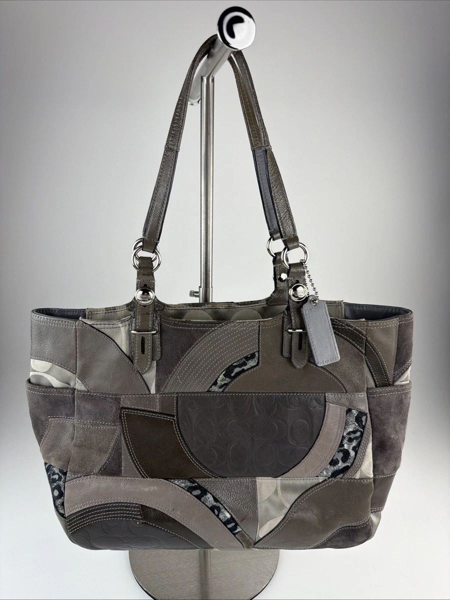 25+ Coach Patchwork Canvas Exterior Tote Bags & Handbags for Women