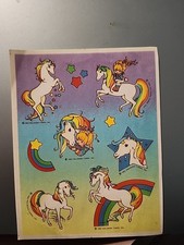 NEW Vintage Rainbow Brite Stickers Sheet Starlite 1983 80's cartoon