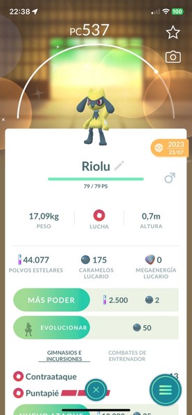 pokemon go shiny Riolu