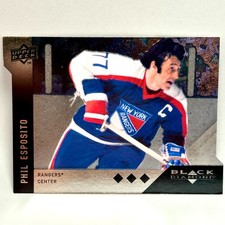 2009-10 UD Black Diamond - Horizontal Var. Phil Esposito #BD9 Triple HOF NM 