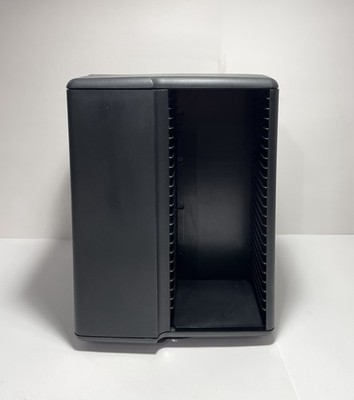 Laserline 100 CD Spinning Carousel Holder Storage Rack Tower Vintage Rotating 