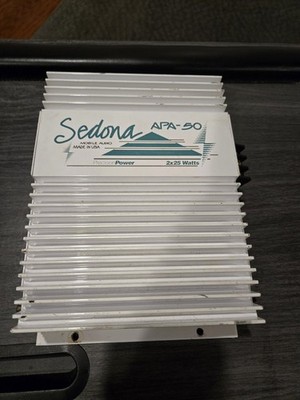 Vintage PPI Precision Power Sedona APA-50 Old School Car Amplifier - AS-IS