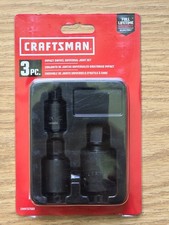 Factory Sealed! New Craftsman Impact Swivel Universal Joint Set 3PC CMMT57569